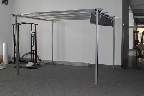 3*3.5*2.35M Adjunto a la casa Cuadro de aluminio blanco Canopy Barata Precios de toldo