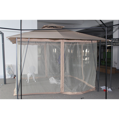 Gazebo de aluminio con marco plegable y tamaño de 3,5*3,5*2,67M