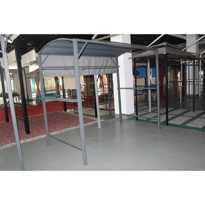 Marco de acero Gazebo Pabellón pérgola con 2.45 * 1.37 * 2.15M Tamaño y diseño plegable