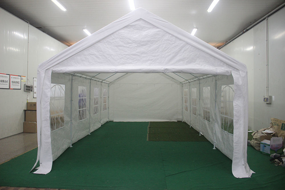 Carport Garage Canopy Shelter Tent con paredes laterales Polvos galvanizados para el almacenamiento de vehículos