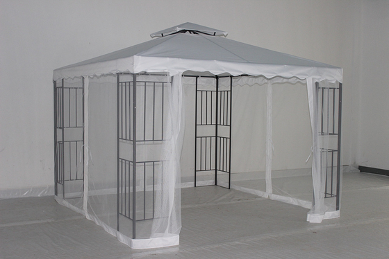 Patio exterior Tienda de jardín con cubierta dura con material de acero y personalizable