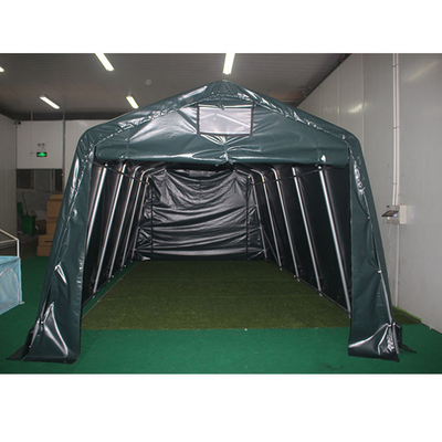 Galvanizado en caliente PVC impermeable plegable cobertizo para bicicletas cobertizo para refugios tienda de almacenamiento carpa