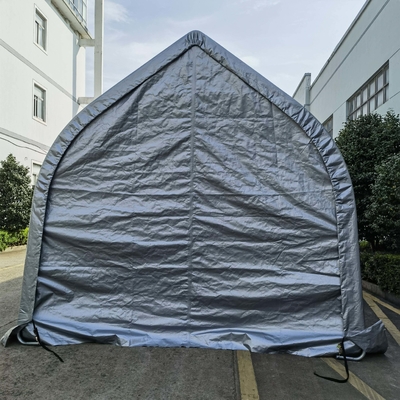 Finitura del marco galvanizado Parking para coches para una fácil instalación y cobertura parcial