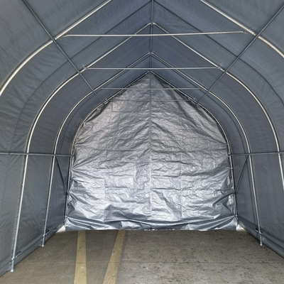 Finitura del marco galvanizado Parking para coches para una fácil instalación y cobertura parcial