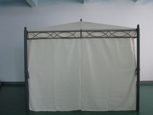 PA Revestido 3*3*2.75m Canopy de grado y estructuras de jardín plegables Gazebo con redes
