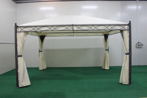 Parque Ocio Tipo de plástico poliéster Acero impermeable Muebles de patio trasero Pabellón