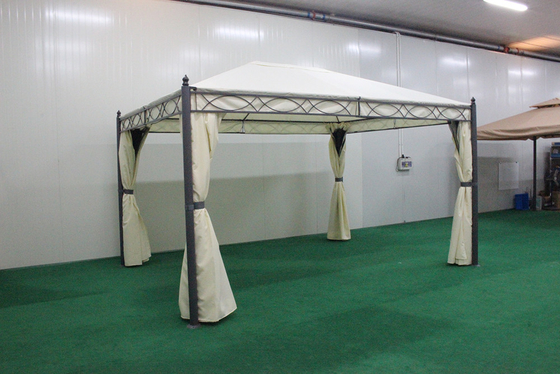 Parque Ocio Tipo de plástico poliéster Acero impermeable Muebles de patio trasero Pabellón