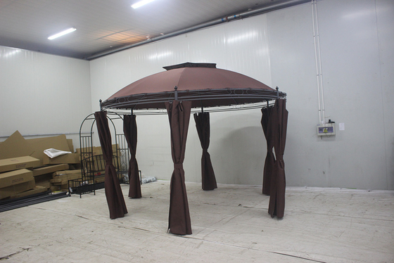 Cuadro plegable Gazebo 3x3m Doble Techo Herramienta de montaje libre para una protección duradera