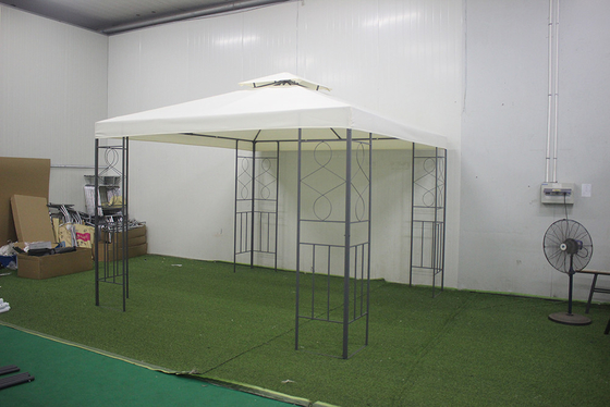 Crear un espacio exterior elegante y funcional con el pabellón de acero de patio de 3x3m