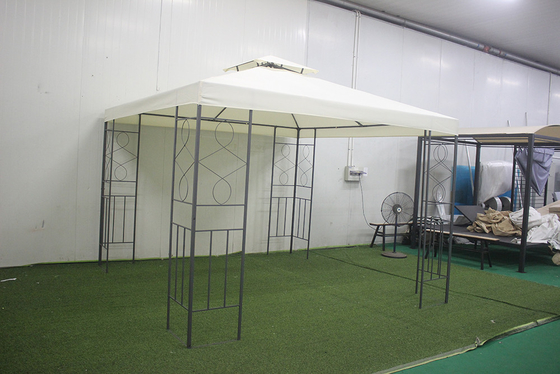 Crear un espacio exterior elegante y funcional con el pabellón de acero de patio de 3x3m