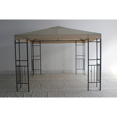 Personalizar el mirador de acero con pantalla de red Tejido resistente al agua exterior 3X3M
