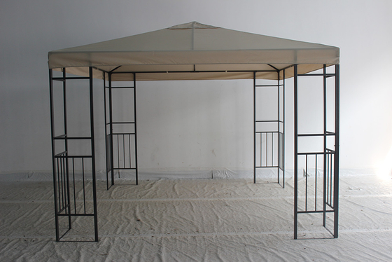 Personalizar el mirador de acero con pantalla de red Tejido resistente al agua exterior 3X3M