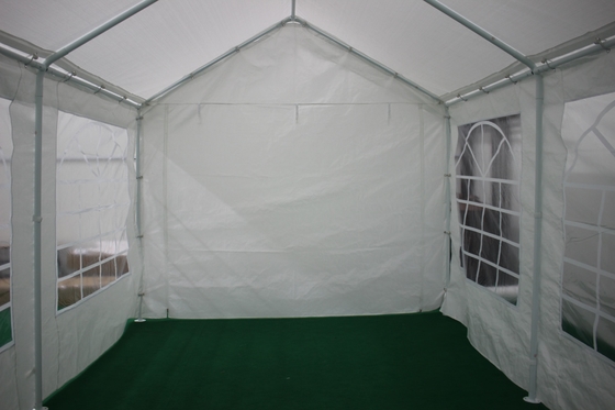 Carport exterior 3X6M cobertizo de jardín con puertas y ventanas madera tratada a presión natural
