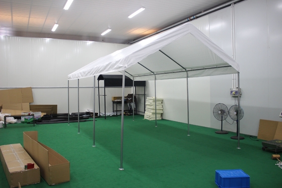 CP004 Tipo de metal impermeable de tela blanca tienda de eventos comerciales para grandes eventos al aire libre