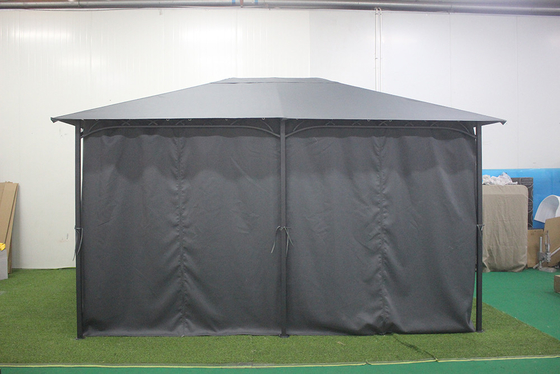 Canopy de poliéster Gazebo de moda 3X3.5CM para eventos al aire libre de fácil montaje