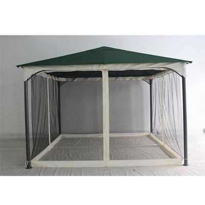 Tenda de campamento plegada con marco de acero de tipo metálico para patio de jardín y exterior