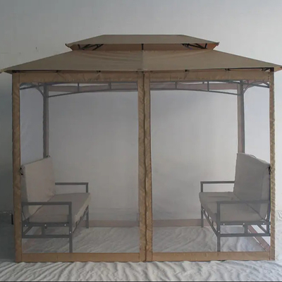 Tenda de fiesta de jardín moderno de aluminio exterior con pergola, mirador, patio impermeable