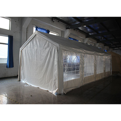 Cuadro de metal superior verde exterior resistente al agua 11 * 25M Carport para eventos comerciales