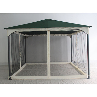 Gazebo plegable de jardín al aire libre para patio PA acabado de marco recubierto personalizado