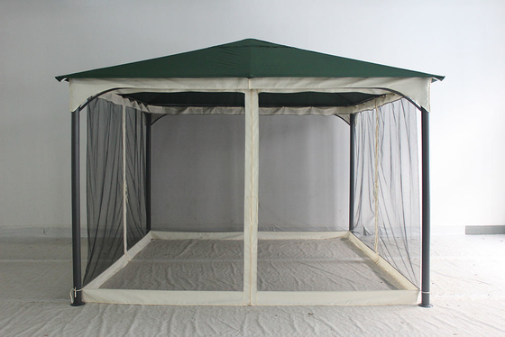 Cuadro plegable exterior Gazebo Canvas Canopy Reemplazo de cubierta con mosquiteros