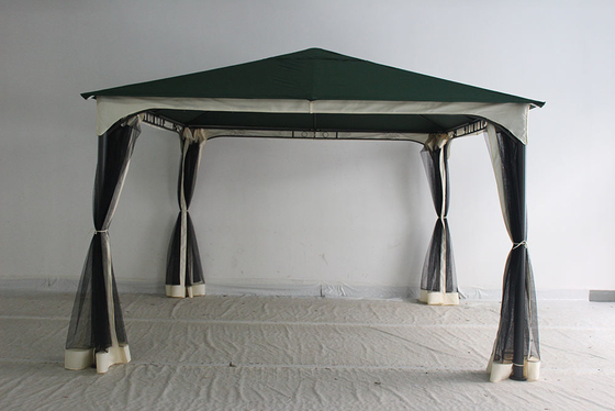 Cuadro plegable exterior Gazebo Canvas Canopy Reemplazo de cubierta con mosquiteros