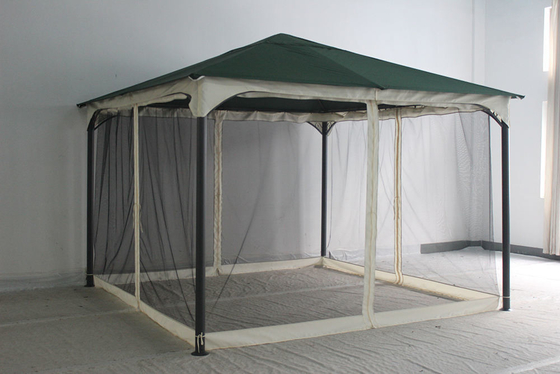 Cuadro plegable exterior Gazebo Canvas Canopy Reemplazo de cubierta con mosquiteros