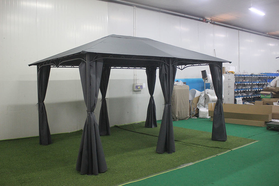 Pergola con cubierta de jardín de canopy caliente para el ocio del parque 3*4*2.6M