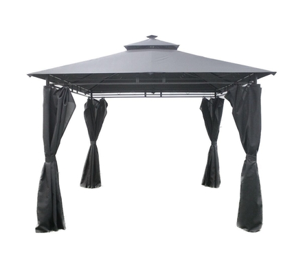Cuadro de acero 3x3x2.7M Rondo Patio exterior Canopy Party Gazebo Diseño para jardín / exterior