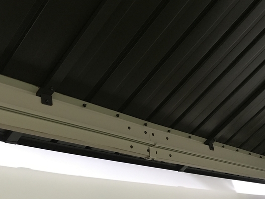 3X3X2.75M Pergola de metal Gazebo exterior para artículos de jardín con puente de pergolas