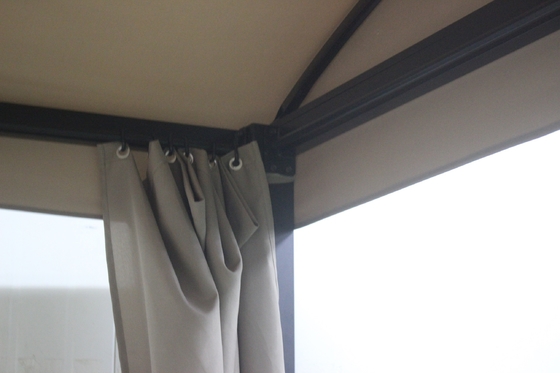 Tejido de poliéster 2.08*2.2*1.8M Cama convertible de mirador para el patio trasero Tomar el sol