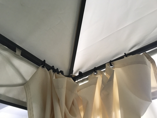 Construcciones de techo y jardín al aire libre 3X3X2.75M Gazebo con construcción de redes