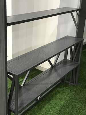 Gazebo de tablero de policarbonato con doble tapa 2.35X1.7X2.45M para puente de pérgolas al aire libre