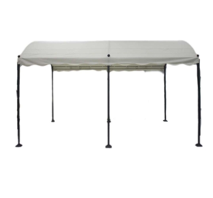 PVC 3x4x2.75M Ferro curvo Gazebos al aire libre Arcos Arcos Pergolas Puente para jardín