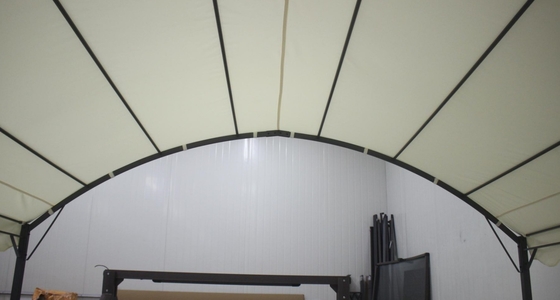 PVC 3x4x2.75M Ferro curvo Gazebos al aire libre Arcos Arcos Pergolas Puente para jardín