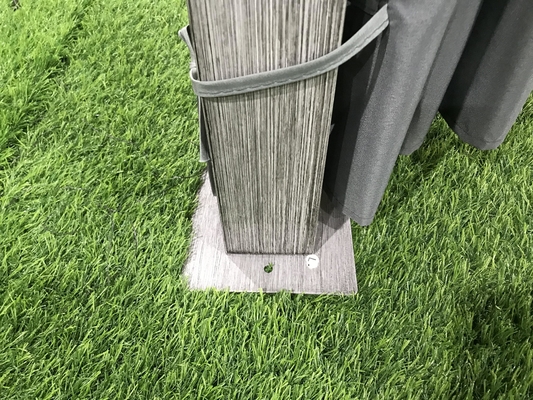Tienda de fachada de aluminio con paredes laterales de poliéster 3X3X2.57M para protección impermeable