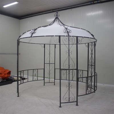 Gazebo de jardín para relajación y entretenimiento al aire libre