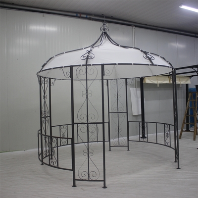 Gazebo de jardín para relajación y entretenimiento al aire libre