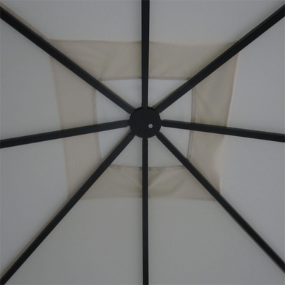 Canopy de jardín impermeable Pergola ventanas sobresalientes Cortina de carpa con colores personalizados