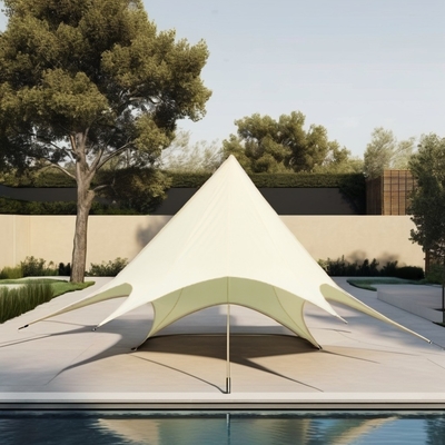 Tenda de estrellas al aire libre a medida para la sombra de la playa Canopy del pabellón de los cielos