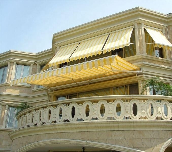 Toldo de sombrilla totalmente abierto en poliéster con colores personalizados y material de vela