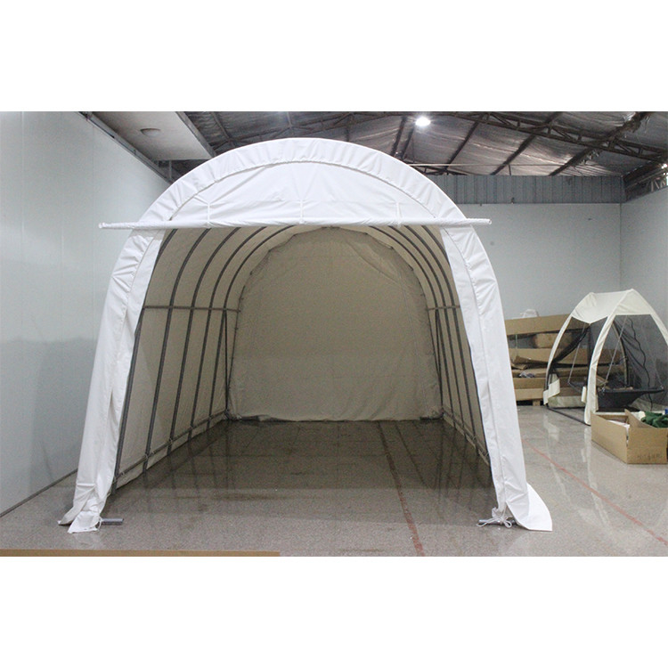 Puertas de paredes laterales removibles de 400*730*330cm Carport pesado para patio trasero y camping