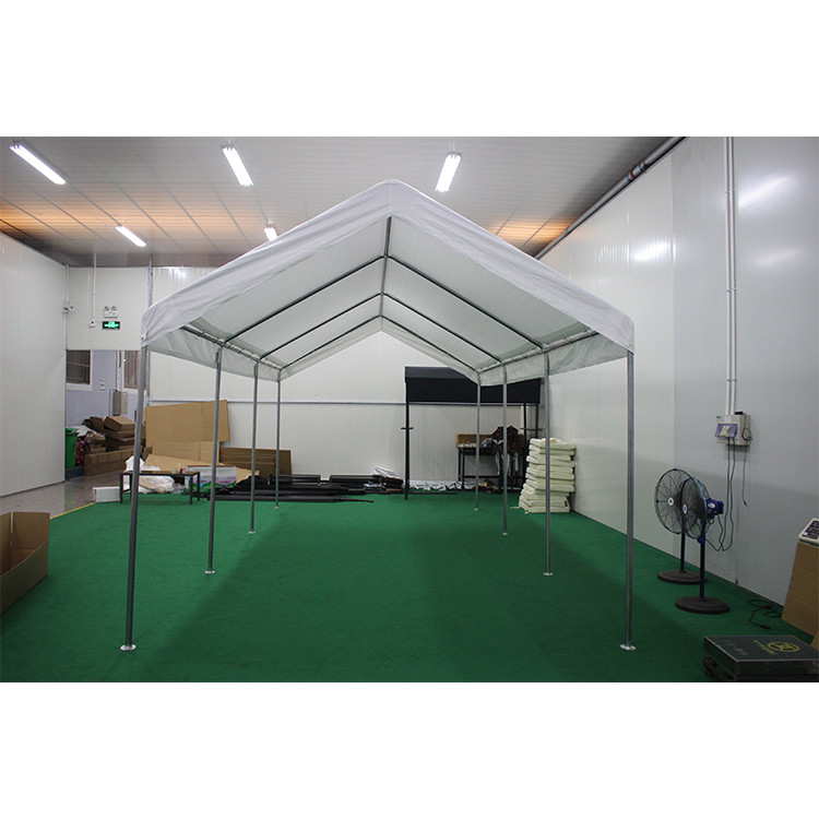 Tienda de fiesta de aluminio blanco grande exterior CP004 con acabado de vela sin revestimiento
