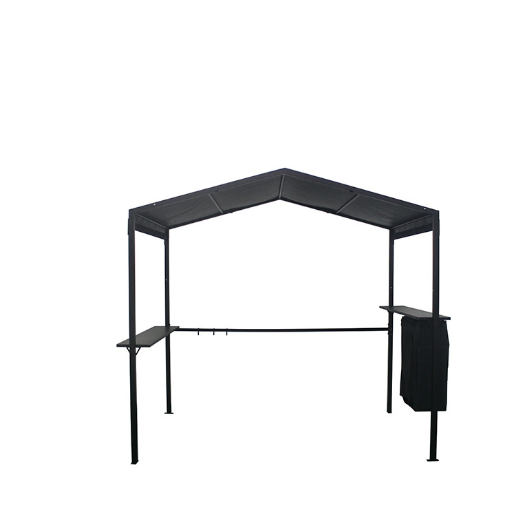 2.3*1.5*2.2M Techo de aluminio duro de poliéster exterior Gazebo con acabado de vela recubierto de polvo