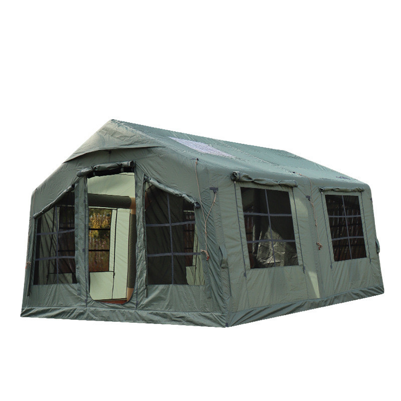 4 Temporada Mosquito Screen Cabin Tienda para acampar 12.96m2 Espacio de habitación Tienda inflable