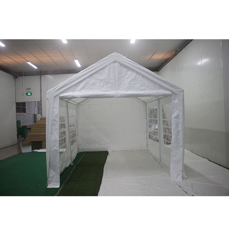 Material PE y marco de aluminio 300*400cm Garaje portátil para protección contra todo tipo de condiciones climáticas