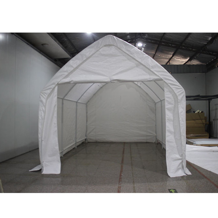 Producto impermeable móvil para garajes de marco metálico y carpas de automóviles portátiles