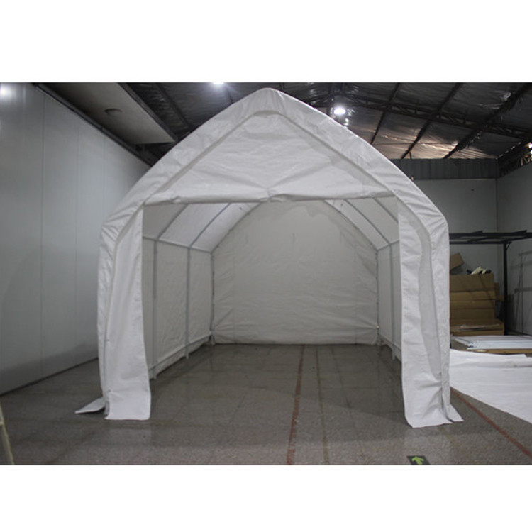 360*600*340cm Portable Gran Canopy a prueba de agua Tienda de garaje para automóviles al aire libre con marco recubierto de polvo