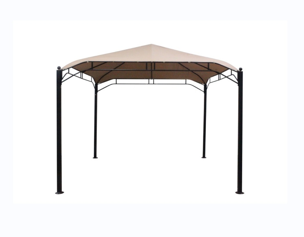 Canopy exterior de jardín 2.95*2.95*2.7M Diseño redondo Patio Gazebo para fiestas al aire libre