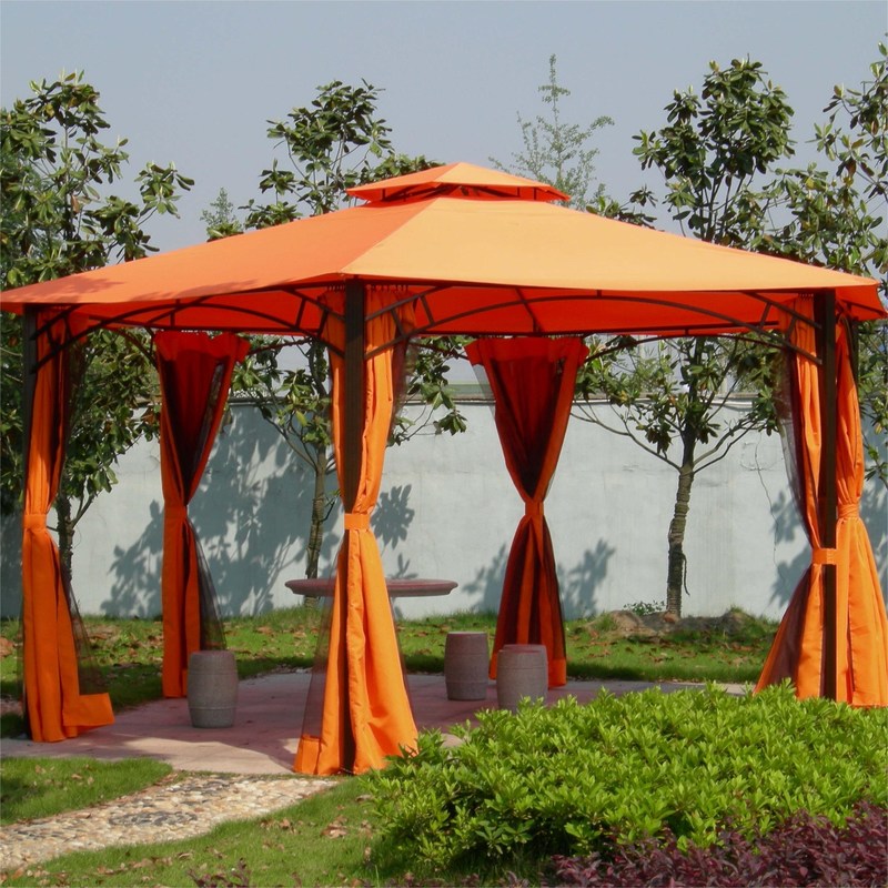 2.5*2.5*2.5M PVC Hexagonal Canopy de aluminio Tienda de mirador para actividades al aire libre en el jardín