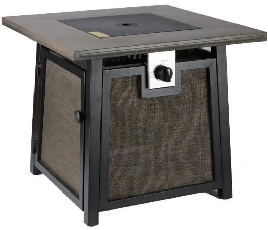 Grill de barbacoa de acero corten de jardín al aire libre con hoguera de gas sin humo esférica rectangular